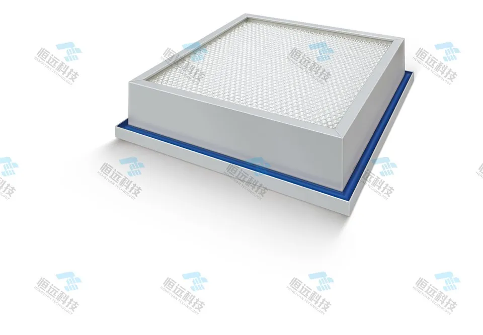 HEPA फ़िल्टर जेल सील रिसाव-मुक्त उच्च दक्षता एल्यूमिनियम फ़्रेम क्लीनरूम HEPA मॉड्यूल रिप्लेसमेंट नया बॉक्स फ़िल्टर फ़ार्म