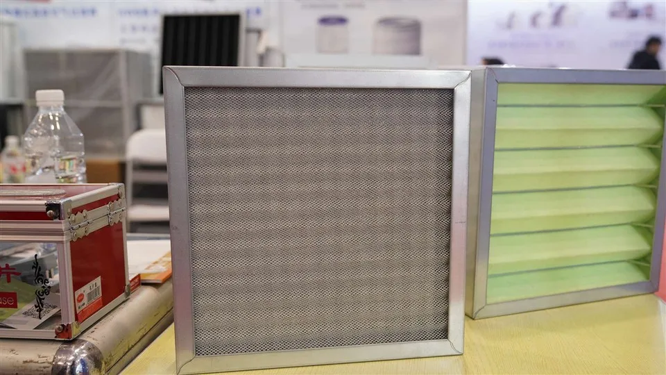एचवीएसी फिल्टर कम प्रतिरोध प्राथमिक नायलॉन जाल धोने योग्य एयर फिल्टर
