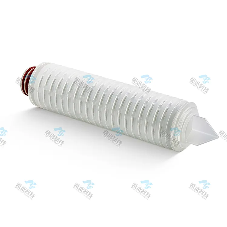 सर्वाधिक बिकने वाला उच्च गुणवत्ता वाला माइक्रोपोरस पीपी फोल्डेड फिल्टर तत्व