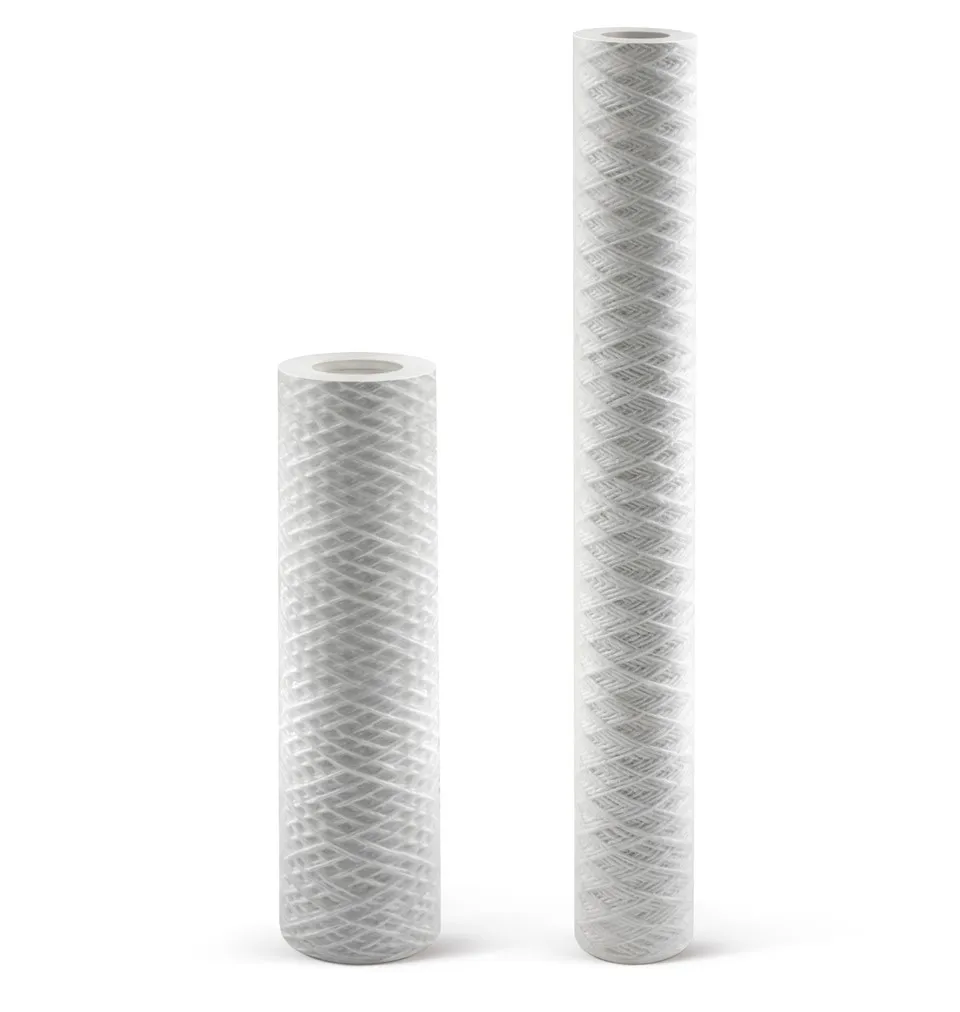 पावर प्लांट कंडेनसेट में आयरन हटाने के लिए 10-इंच पीपी वाउंड फ़िल्टर कार्ट्रिज