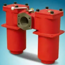 डबल-कारतूस उच्च दबाव पाइपलाइन फ़िल्टर