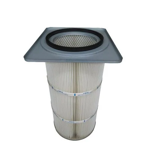 धूल हटाने के लिए चौकोर चक के साथ फिल्टर कार्ट्रिज