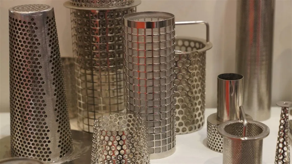 छिद्रित प्लेट कम्पोजिट मेष फ़िल्टर कार्ट्रिज